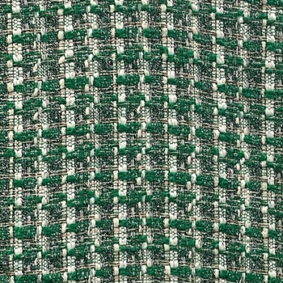 Anthropologie Maeve Plaid Tweed Relaxed Shacket Shirt Jacket Preppy Green XL - Picture 11 of 12